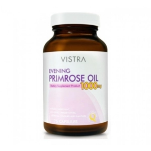 ภาพหน้าปกสินค้าVistra Evening Primrose Oil 1000 mg. EPO (75 Tablets) วิสทร้า น้ำมันอีฟนิ่งพริมโรส 1000 มก. พลัส วิตามินอี ที่เกี่ยวข้อง