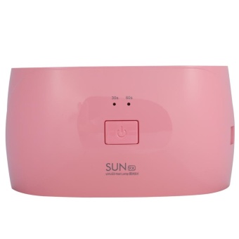 18W Led UV Nail Lamp Gel Polish Curing Double Light Dryer Nail artMachine EU Plug Pink - intl 18W Led UV Nail Lamp Gel Polish Curing Double Light Dryer Nail artMachine EU Plug Pink - intl