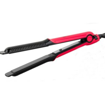 ราคา 2 In 1Change BoardElectric Hair Care Curler Roller Waver Straightener and Curling Iron Ceramic Coating With Comb GB Plugs(Red)(Intl)