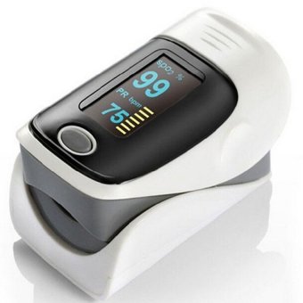 2pcs*Finger Pulse Blood Oxygen SpO2 Saturation Oximeter Monitor (Grey)  - Intl