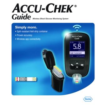 Accu-Chek Guide เครื่องตรวจน้ำตาลในเลือดแบบไร้สายและอุปกรณ์เจาะเลือด