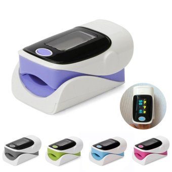 Alarm BP Fingertip Pulse Oximeter Finger Blood Oxygen SpO2 PI PR Monitor FDA CE with Lanyard(The Random Color) - intl