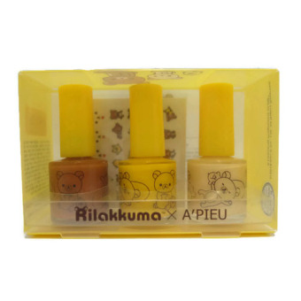 จัดโปรโมชั่น A'PIEU ยาทาเล็บ 3 สี & สติ๊กเกอร์ตกแต่ง (Rilakkuma edition) สนใจซื้อ A'PIEU ยาทาเล็บ 3 สี & สติ๊กเกอร์ตกแต่ง (Rilakkuma edition)