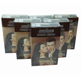 ออด๊าซ Audace ครีมเปลี่ยนสีผม สีน้ำตาลเข้ม 6 กล่อง ผลิตภัณต์เปลี่ยนสีผม Audace Color Cream ปิดผมขาวใน 5 นาที Long Lasting ออด๊าซ Audace ครีมเปลี่ยนสีผม สีน้ำตาลเข้ม 6 กล่อง ผลิตภัณต์เปลี่ยนสีผม Audace Color Cream ปิดผมขาวใน 5 นาที Long Lasting