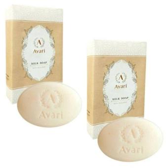 Avari Milk Soap  80g. ( 2 กล่อง) สบู่อาวาริ สบู่ล้างเค   รื่องสำอาง สบู่น้ำนมวัวจาก New Zealand