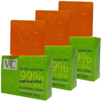 BENNY VC 99% Vitamin C Soap วีซี 99% สบู่วิตามินซี เข้มข้น จากธรรมชาติ 65 กรัม x 3 ก้อน BENNY VC 99% Vitamin C Soap วีซี 99% สบู่วิตามินซี เข้มข้น จากธรรมชาติ 65 กรัม x 3 ก้อน