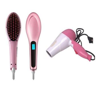เปรียบเทียบราคา BEST หวีรีดตรงไฟฟ้า แปรงหวีไฟฟ้าผมตรง Fast Hair Straightener(สีชมพู) + Complimentary hairdryer เครื่องเป่าผม เสนอราคา BEST หวีรีดตรงไฟฟ้า แปรงหวีไฟฟ้าผมตรง Fast Hair Straightener(สีชมพู) + Complimentary hairdryer เครื่องเป่าผม