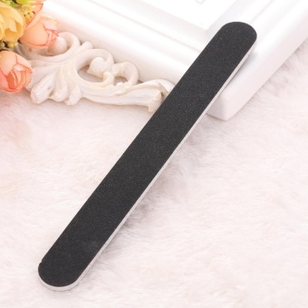 Black Nail Art File Buffer Styling Gel Tool Cutter Health Monitors DIY - intl Black Nail Art File Buffer Styling Gel Tool Cutter Health Monitors DIY - intl