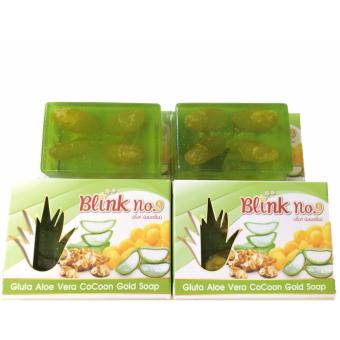 สบู่ใสผิวสวย Blink NO.9 กูลต้า อะโลเวล่า ( 2 กล่อง ) สบู่ใสผิวสวย Blink NO.9 กูลต้า อะโลเวล่า ( 2 กล่อง )