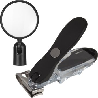 Bocas กรรไกรตัดเล็บ พร้อมแว่นขยาย รุ่น NC-3020FMT - Black Bocas กรรไกรตัดเล็บ พร้อมแว่นขยาย รุ่น NC-3020FMT - Black