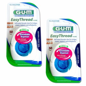 Butler GUM EasyThread Floss 50uses ไหมขัดฟันสำหรับคนไข้จัดฟัน(2packs) Butler GUM EasyThread Floss 50uses ไหมขัดฟันสำหรับคนไข้จัดฟัน(2packs)