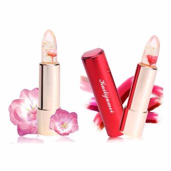 Duo Set Kailijumei Flower Jelly Lipstick สี Barbie Doll Powder 1 +Flame Red 1 Duo Set Kailijumei Flower Jelly Lipstick สี Barbie Doll Powder 1 +Flame Red 1