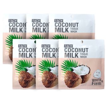 รีวิว Facy เฟซี่ โคโคนัท มิลค์ ทิชชู่ มาสก์ แพ็ค 6 ซอง ลดราคา Facy เฟซี่ โคโคนัท มิลค์ ทิชชู่ มาสก์ แพ็ค 6 ซอง