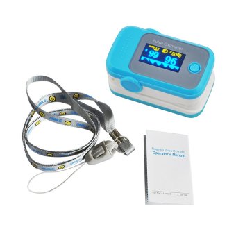 Fang Fang Finger Pulse Oximeter Arm Digital Blood Pressure Monitor (Blue)  - Intl