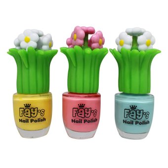 ต้องการขายด่วน FaY's Nail Polish ยาทาเล็บกระถางดอกไม้จิ๋ว Gift Set 3 ขวด(สีเหลือง/สีส้มพีช/สีฟ้าอ่อน) รีวิว FaY's Nail Polish ยาทาเล็บกระถางดอกไม้จิ๋ว Gift Set 3 ขวด(สีเหลือง/สีส้มพีช/สีฟ้าอ่อน)