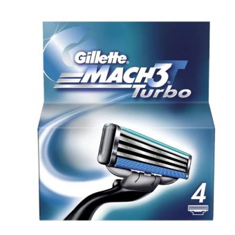 ซื้อ/ขาย ใบมีด Gillette Mach3 Turbo สำหรับที่โกนหนวด บรรจุ 4 ชิ้น