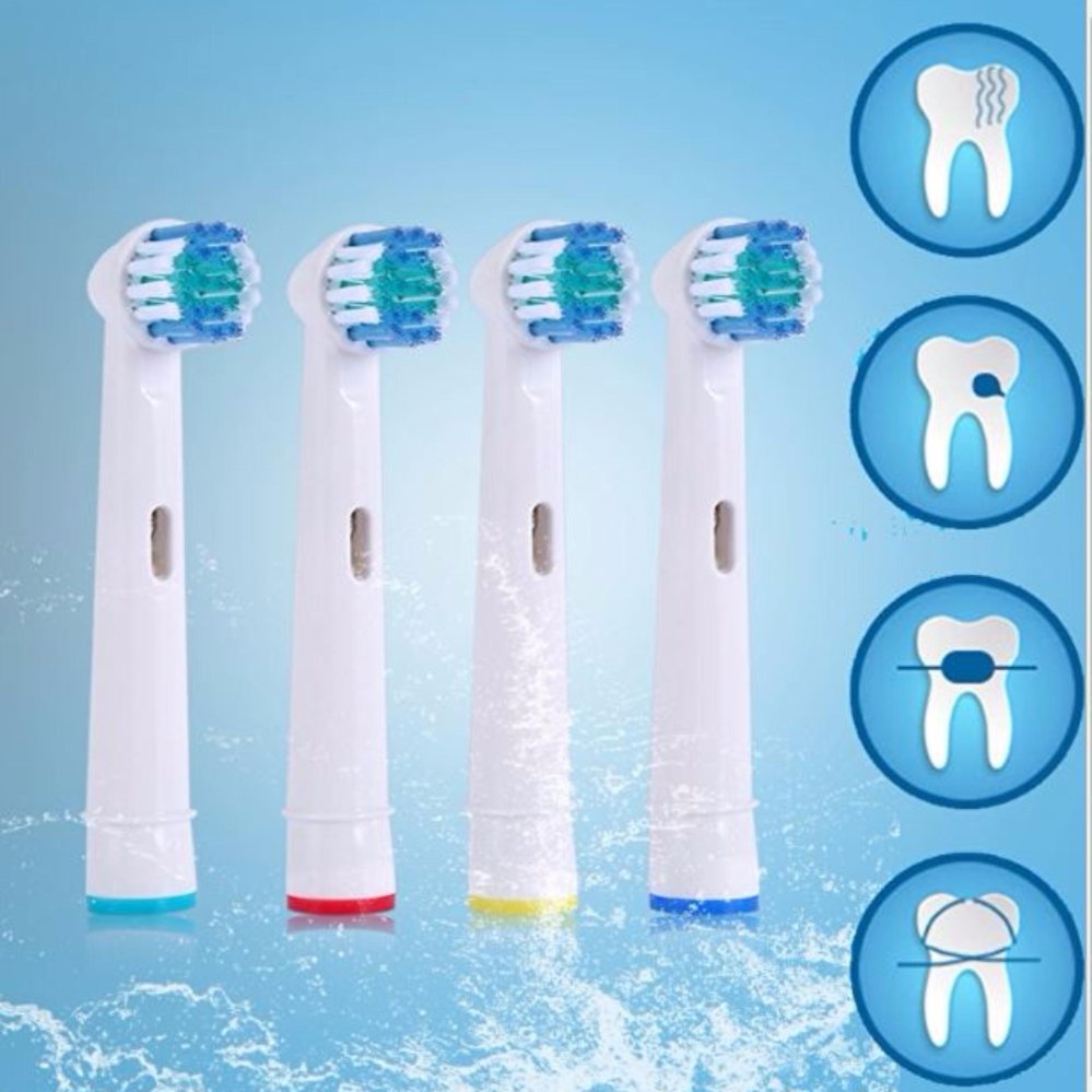 แปรงสีฟันไฟฟ้าเพื่อรอยยิ้มขาวสดใส นนทบุรี H2shop   4Pcs Replacement Toothbrush Heads