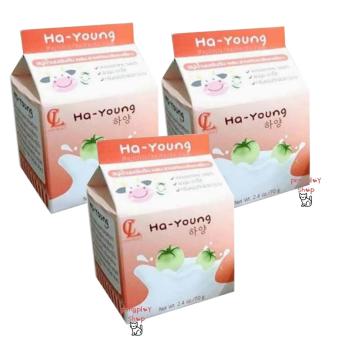 สนใจซื้อ Ha-Young Soap สบู่ฮายัง สบู่นมฟอกผิวขาว เรียบเนียน ลดรอยแตกลาย ปราบผิวดำ ขจัดคราบไคล 70g. 3 ก้อน ประกาศขาย Ha-Young Soap สบู่ฮายัง สบู่นมฟอกผิวขาว เรียบเนียน ลดรอยแตกลาย ปราบผิวดำ ขจัดคราบไคล 70g. 3 ก้อน