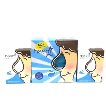 2560 Hashi Plus+Hashi Nasal Rinserชุดอุปกรณ์ล้างจมูกด้วยน้ำเกลือพร้อมเกลือ(2x30ซอง)