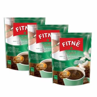 FITNE' ฟิตเน่ คอฟฟี่ กาแฟปรุงสำเร็จชนิดผงผสมสารสกัดจากถั่วขาว ขนาด 10 ซอง 3 ถุง FITNE' ฟิตเน่ คอฟฟี่ กาแฟปรุงสำเร็จชนิดผงผสมสารสกัดจากถั่วขาว ขนาด 10 ซอง 3 ถุง