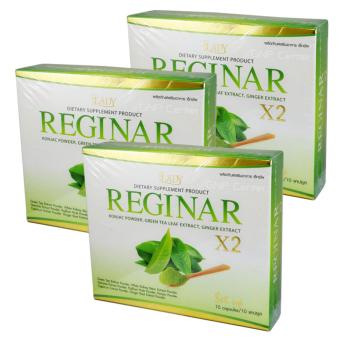 Reginar รีจิน่า ผลิตภัณฑ์อาหารเสริม ลดน้ำหนัก สูตรใหม่ผอมไวกว่าเดิม 3 กล่อง (10 แคปซูล/กล่อง) Reginar รีจิน่า ผลิตภัณฑ์อาหารเสริม ลดน้ำหนัก สูตรใหม่ผอมไวกว่าเดิม 3 กล่อง (10 แคปซูล/กล่อง)
