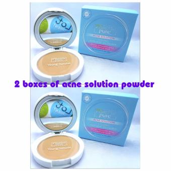 PHARMAPURE ACNE SOLUTION POWDER (2 Boxes) แป้งพัฟ ฟาร์มาเพียว ฟาร์มาเพียวร์ แอคเน่ โซลูชั่น พาวเดอร์ (2 กล่อง) PHARMAPURE ACNE SOLUTION POWDER (2 Boxes) แป้งพัฟ ฟาร์มาเพียว ฟาร์มาเพียวร์ แอคเน่ โซลูชั่น พาวเดอร์ (2 กล่อง)