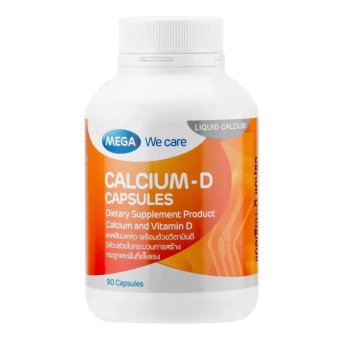 Mega We Care CALCIUM-D 90แคปซูล Mega We Care CALCIUM-D 90แคปซูล