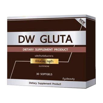 DW Gluta ดีดับเบิ้ลยู กลูต้า กลูต้าหน้าเด็ก อาหารเสริมเพื่อผิวขาว กระจ่างใส ย้อนวัยผิว คืนความอ่อนเยาว์ สูตรใหม่ มีอ.ย. ขาวไวยิ่งขึ้น ขนาด 30 ซอฟเจล (1 กล่อง) DW Gluta ดีดับเบิ้ลยู กลูต้า กลูต้าหน้าเด็ก อาหารเสริมเพื่อผิวขาว กระจ่างใส ย้อนวัยผิว คืนความอ่อนเยาว์ สูตรใหม่ มีอ.ย. ขาวไวยิ่งขึ้น ขนาด 30 ซอฟเจล (1 กล่อง)