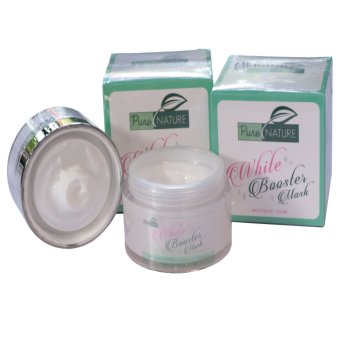 Mask Pure Nature มาส์กเพียว คืนเดียวรู้เรื่อง White Booster Mask, Whitening Cream 15gm. Mask Pure Nature มาส์กเพียว คืนเดียวรู้เรื่อง White Booster Mask, Whitening Cream 15gm.