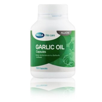 Mega We Care Garlic Oil 100เม็ด x ( 1กระปุก) น้ำมันกระเทียม Mega We Care Garlic Oil 100เม็ด x ( 1กระปุก) น้ำมันกระเทียม
