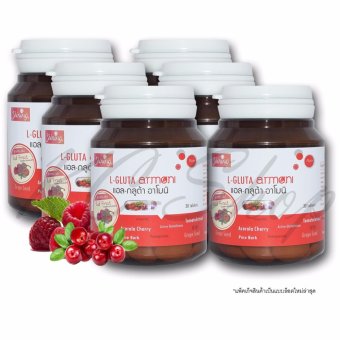 Shining L-Gluta Armoni แอล-กลูต้า อาโมนิ 30 เม็ด x 6 กระปุก Shining L-Gluta Armoni แอล-กลูต้า อาโมนิ 30 เม็ด x 6 กระปุก