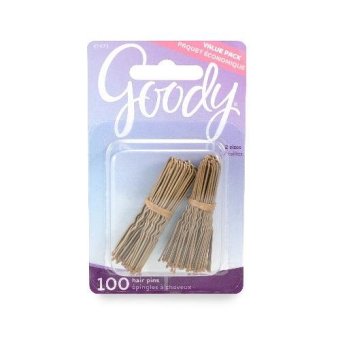 Goody กิ๊บติดผมตัวยู Hair Pins Brown 100 ชิ้น Goody กิ๊บติดผมตัวยู Hair Pins Brown 100 ชิ้น