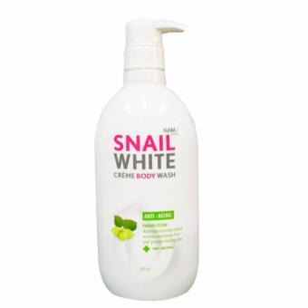 Snail White Cream Body Wash ครีมอาบน้ำสูตร ANTI-AGING ลดเลือนริ้วรอย 1ขวด(500 ml) Snail White Cream Body Wash ครีมอาบน้ำสูตร ANTI-AGING ลดเลือนริ้วรอย 1ขวด(500 ml)