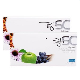 Phyto SC Stemcell Phytosc ไฟโต เอสซี สเต็มเซลล์จากพืช 1,400 mg. 10 ซอง (2 กล่อง) Phyto SC Stemcell Phytosc ไฟโต เอสซี สเต็มเซลล์จากพืช 1,400 mg. 10 ซอง (2 กล่อง)