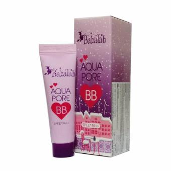 Babalah Aqua Pore BB บาบาร่า บีบีครีม SPF37 PA+++ 10g. บีบีสูตรน้ำ ผสมไพรเมอร์ คุมมัน กันแดด (1 หลอด) Babalah Aqua Pore BB บาบาร่า บีบีครีม SPF37 PA+++ 10g. บีบีสูตรน้ำ ผสมไพรเมอร์ คุมมัน กันแดด (1 หลอด)