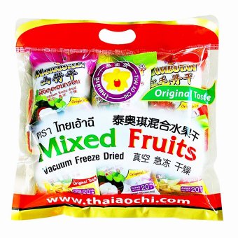 Thai Ao Chi Mixed Fruits Vacuum Freeze Dried ผลไม้รวมอบกรอบ ขนาด 210 กรัม Thai Ao Chi Mixed Fruits Vacuum Freeze Dried ผลไม้รวมอบกรอบ ขนาด 210 กรัม
