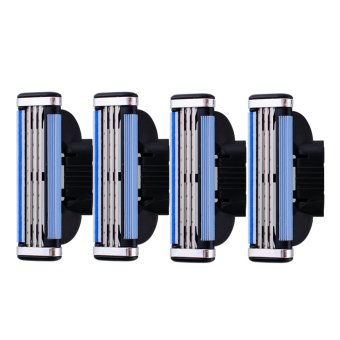 ประโยชน์ 4ชิ้นแก้วมีดโกนมีดโกนผู้ชาย Blade 3 ชั้นสำหรับ Gillette Mach3 ซีรีส์ ประโยชน์ 4ชิ้นแก้วมีดโกนมีดโกนผู้ชาย Blade 3 ชั้นสำหรับ Gillette Mach3 ซีรีส์