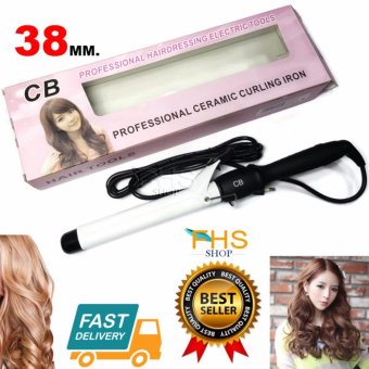 CB professional ceramic curling iron 38mm.เครื่องม้วนผมไฟฟ้า แกนเซรามิกขนาด 38 มม. (กล่องชมพู) CB professional ceramic curling iron 38mm.เครื่องม้วนผมไฟฟ้า แกนเซรามิกขนาด 38 มม. (กล่องชมพู)