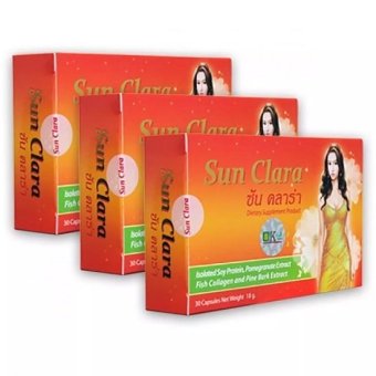 Sun Clara ซัน คลาร่า กล่องส้ม 30 แคปซูล (3 กล่อง) Sun Clara ซัน คลาร่า กล่องส้ม 30 แคปซูล (3 กล่อง)