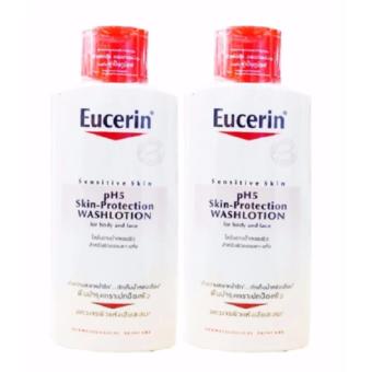 (2 ขวด x 400 ml.) Eucercin pH5 WASHLOTION for body and face ครีมอาบน้ำ ใช้ได้ทั้งใบหน้าและร่างกาย ขนาด 400 ml (2 ขวด x 400 ml.) Eucercin pH5 WASHLOTION for body and face ครีมอาบน้ำ ใช้ได้ทั้งใบหน้าและร่างกาย ขนาด 400 ml