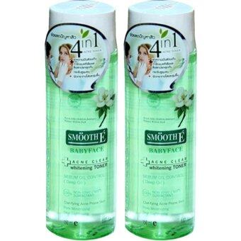 Smooth E Acne Clear Whitening Toner 150ml (2ขวด) Smooth E Acne Clear Whitening Toner 150ml (2ขวด)