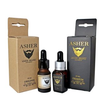 Asher เซทคู่ผลิตภัณฑ์ปลูกผม หนวด คิ้ว ขนตาเครา สูตรพรีเมี่ยม + สูตรออริจินัล Asher เซทคู่ผลิตภัณฑ์ปลูกผม หนวด คิ้ว ขนตาเครา สูตรพรีเมี่ยม + สูตรออริจินัล