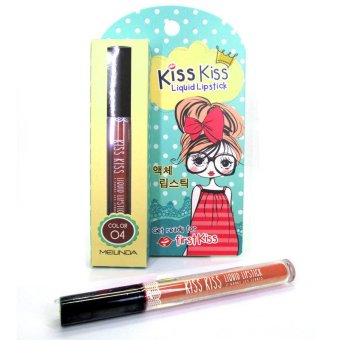 Mei Linda ลิควิด ลิปสติก Kiss Kiss Liquid Lipstick MD2050 No#04 Mei Linda ลิควิด ลิปสติก Kiss Kiss Liquid Lipstick MD2050 No#04