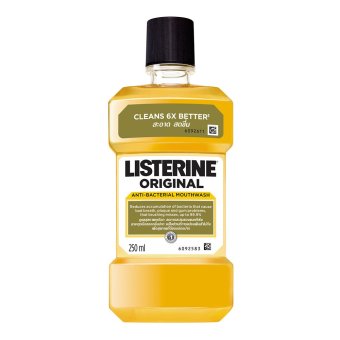 LISTERINE ลิสเตอรีนน้ำยาบ้วนปาก ออริจินัล 250มล. LISTERINE ลิสเตอรีนน้ำยาบ้วนปาก ออริจินัล 250มล.