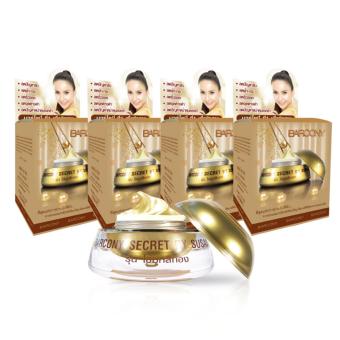 ครีมไข่มุกสีทองลดสิว ฝ้ากระ ริ้วรอยเร่งด่วน บำรุงผิวหน้าล้ำลึก Barcony Secret By Susan 5gx4 ครีมไข่มุกสีทองลดสิว ฝ้ากระ ริ้วรอยเร่งด่วน บำรุงผิวหน้าล้ำลึก Barcony Secret By Susan 5gx4