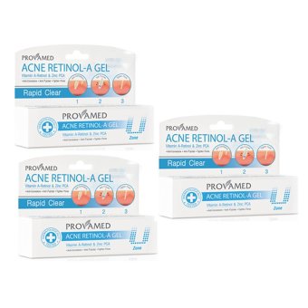 Provamed Acne Retinol-A Gel เจลแต้มสิว 10 g. แพ็ค 3 กล่อง Provamed Acne Retinol-A Gel เจลแต้มสิว 10 g. แพ็ค 3 กล่อง