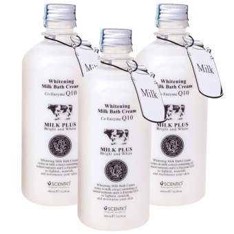 SCENTIO Milk Plus Bright & White Shower Cream ครีมอาบน้ำนม (3 ขวด) SCENTIO Milk Plus Bright & White Shower Cream ครีมอาบน้ำนม (3 ขวด)
