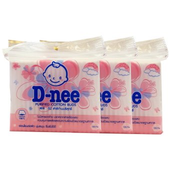 D-NEE สำลีก้าน100 ก้าน - แพ็คคู่ (แพ็ค 3) D-NEE สำลีก้าน100 ก้าน - แพ็คคู่ (แพ็ค 3)