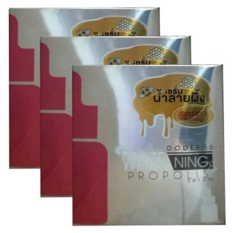 Dodee86 Propolis 15ml เซรั่ม น้ำลายผึ้ง หยดชมพู สูตรหน้าขาว (3 กล่อง) Dodee86 Propolis 15ml เซรั่ม น้ำลายผึ้ง หยดชมพู สูตรหน้าขาว (3 กล่อง)