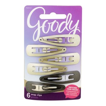 Goody กิ๊บติดผม Women Colour collection Contour Clips Blonde 6 ชิ้น Goody กิ๊บติดผม Women Colour collection Contour Clips Blonde 6 ชิ้น